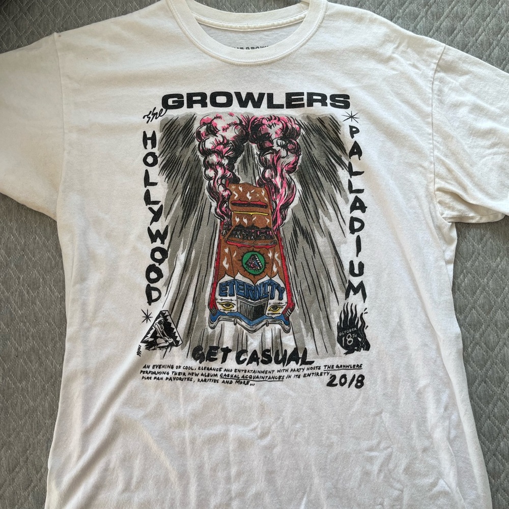 The Growlers Get Casual Tour 2018 Men’s Large T-shirt